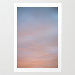 Blue and Pink Pastel Colored Sky | Fine Art Travel Photography Art Print