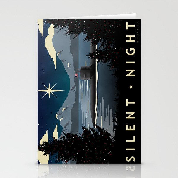 Silent Night - Submarine Holiday Stationery Cards