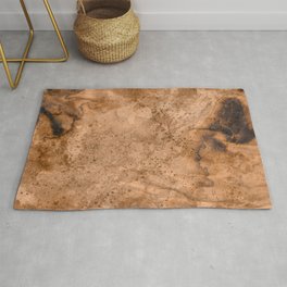 Acrylic Coffee Stained Paper Rug