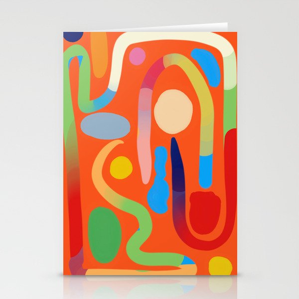 Shapes Abstract 48 Stationery Cards