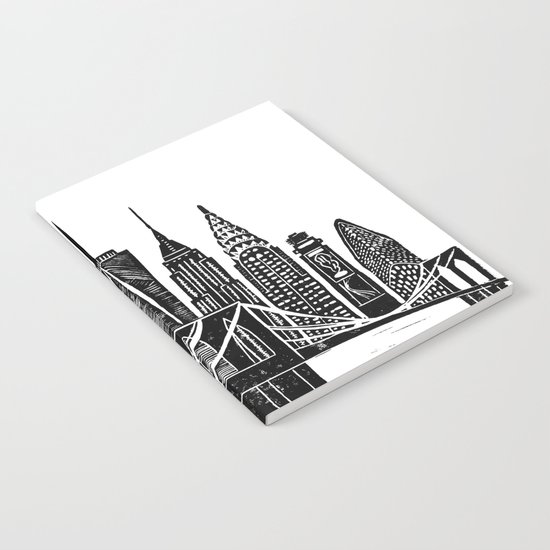 Linocut New York Notebook