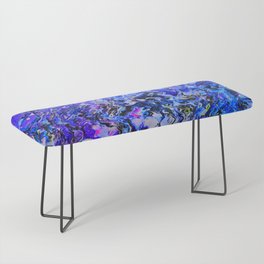Abstract Colours Collide in Amethyst and Melt Bench