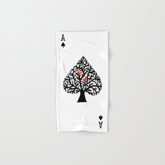 Ace of spade Hand & Bath Towel