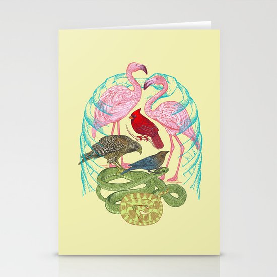 Wild Anatomy II Stationery Cards