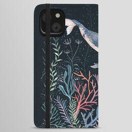 Whales and Coral iPhone Wallet Case