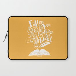 The Breathings of Your Heart Laptop Sleeve