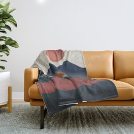 Red planet Throw Blanket