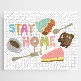 Stay Home Coffee Cake Jigsaw Puzzle
