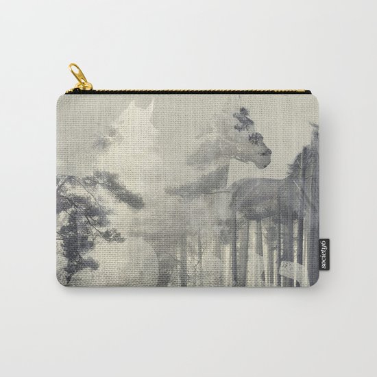 Like a Horse in the woods Carry-All Pouch