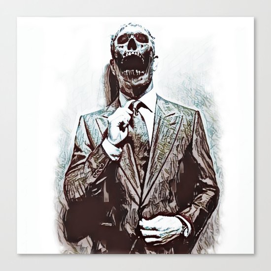Wolf In Sheep S Clothing Canvas Print By Skullfoundry Society6
