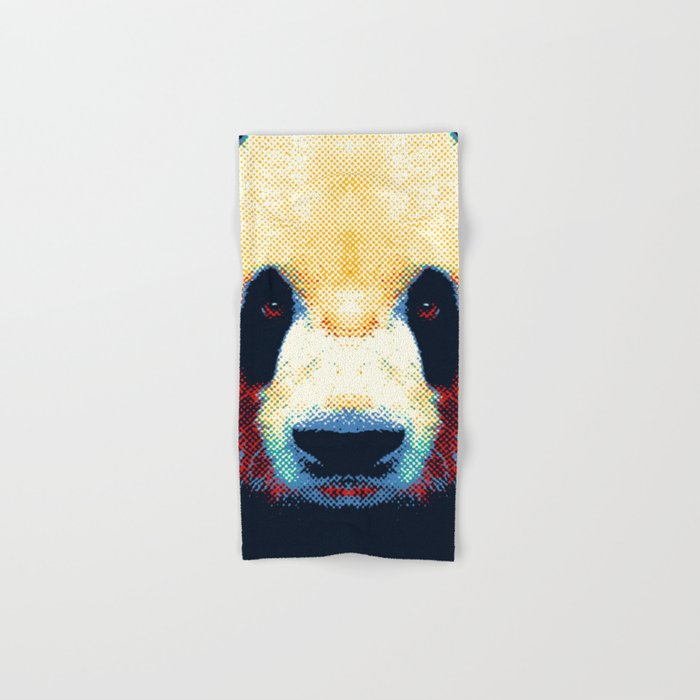 Panda - Colorful Animals Hand & Bath Towel