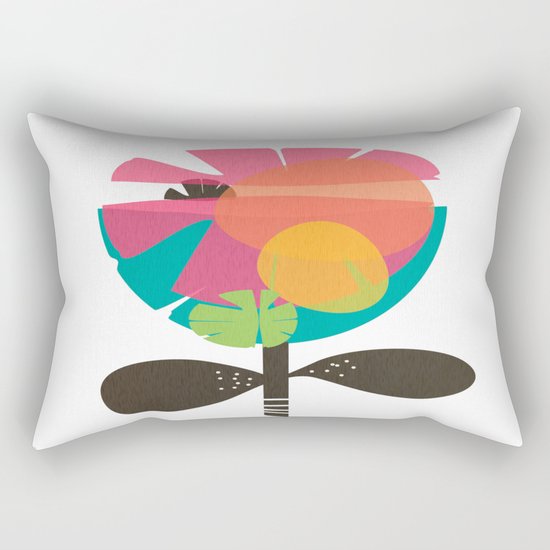 La Flor Rectangular Pillow