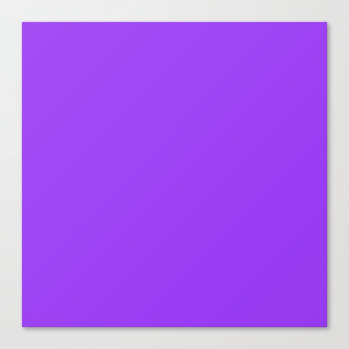 Bright Fluorescent Neon Purple Canvas Print