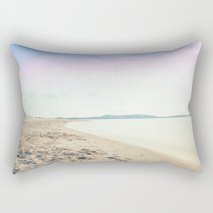 Sand, Sea and Sky - Relaxing Summertime Rectangular Pillow