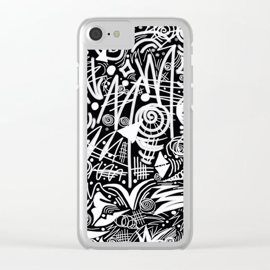 Chalk Board! Clear iPhone Case