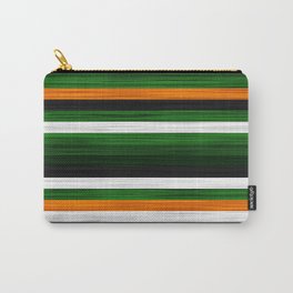 Orange and Green Patchwork 2 Carry-All Pouch