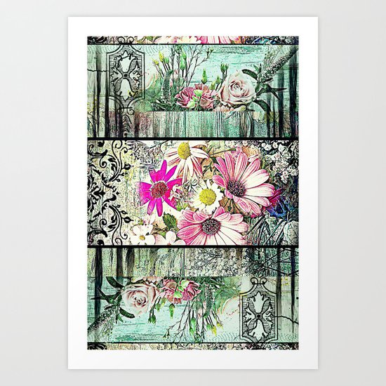 Tower of Flowers Art Print