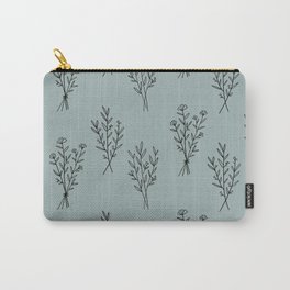 Wildflowers Bouquet Pattern Carry-All Pouch