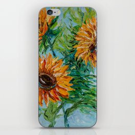 Sunflowers dance iPhone Skin