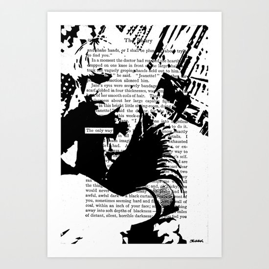 The Only Way Art Print