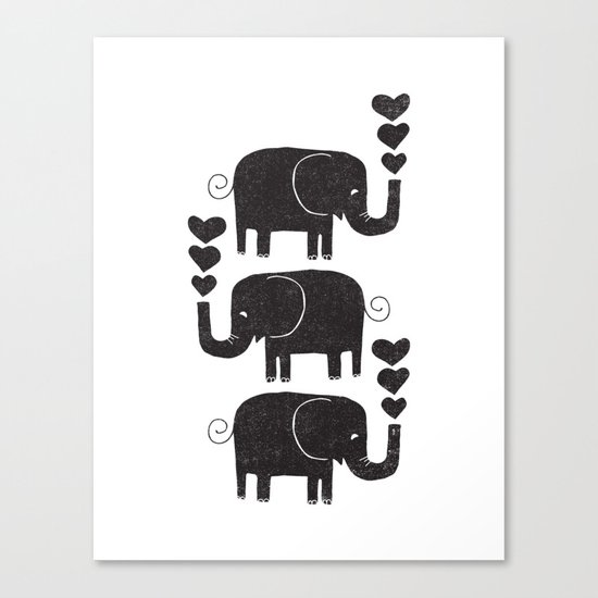 ELEPHANTS Canvas Print