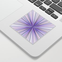 Purple Line Pattern Sticker