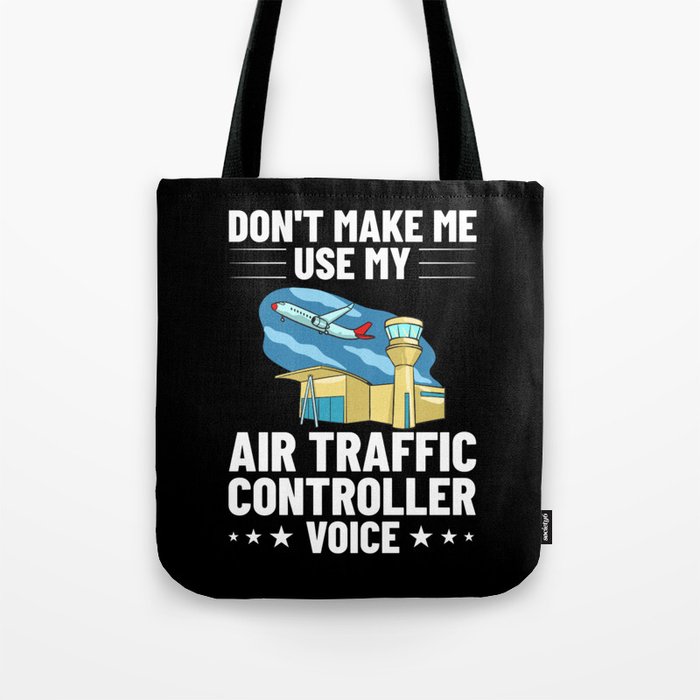 Air Traffic Controller Flight Director Tower Tote Bag