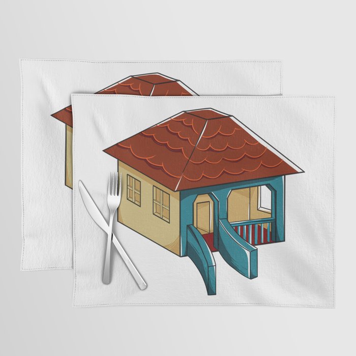 Little tiny house Placemat