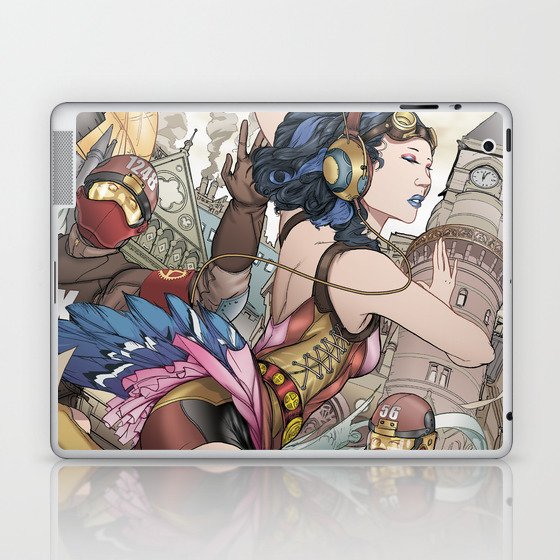 Blue Jay Dancer Laptop & iPad Skin