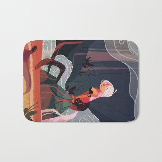 Lava Mermaid Bath Mat