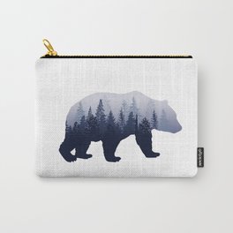 Bear in the Woods Carry-All Pouch