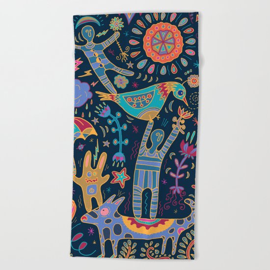 Balancing Act Beach Towel