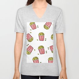 Popcorn V Neck T Shirt