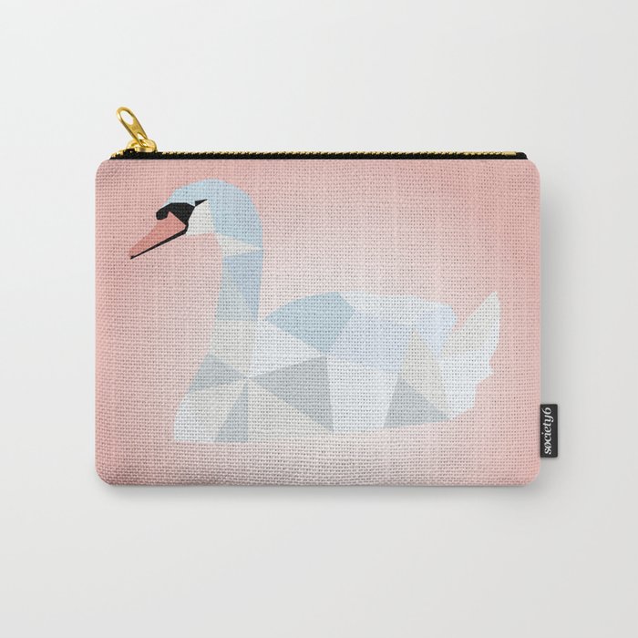 SWAN LOW POLY ART Carry-All Pouch