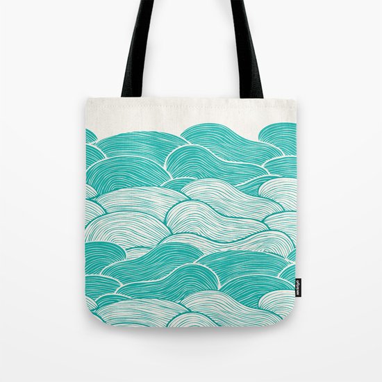 The Calm and Stormy Seas Tote Bag