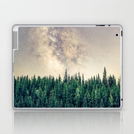 Forest Night Sky Laptop & iPad Skin