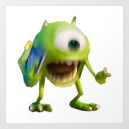 Wazowski Art Prints For Any Decor Style Society6