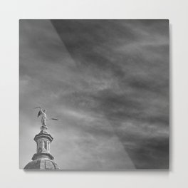 "Angels....." Uriel. Metal Print | Angel, Man, Granada, Mono, Digital, Photo, Landscape, Black And White, Europe, Roof 