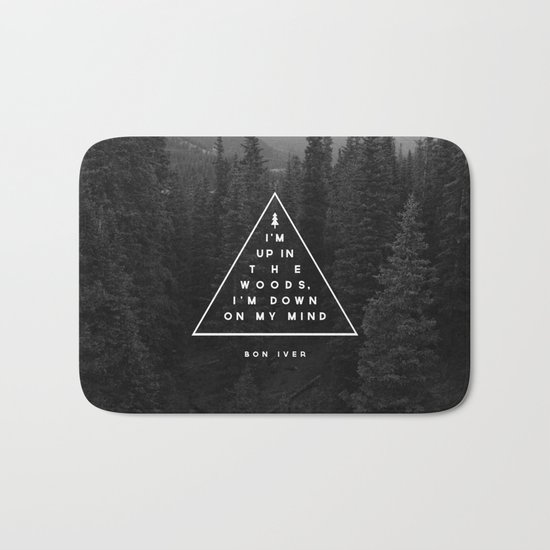 Woods -- Bon Iver Bath Mat