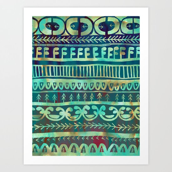 Noni- Green Art Print