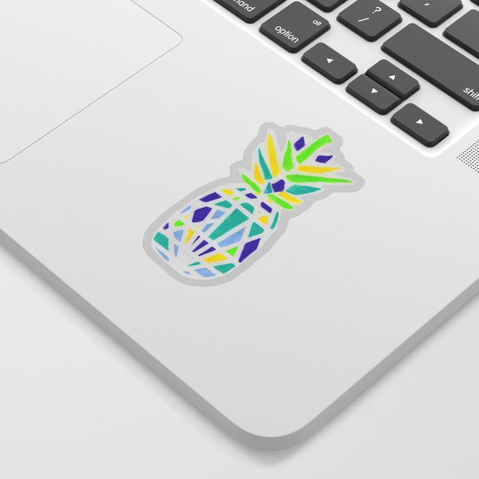 Abstract Pineapple Sticker