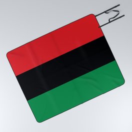 Pan African RBG Flag Bespoke Picnic Blanket