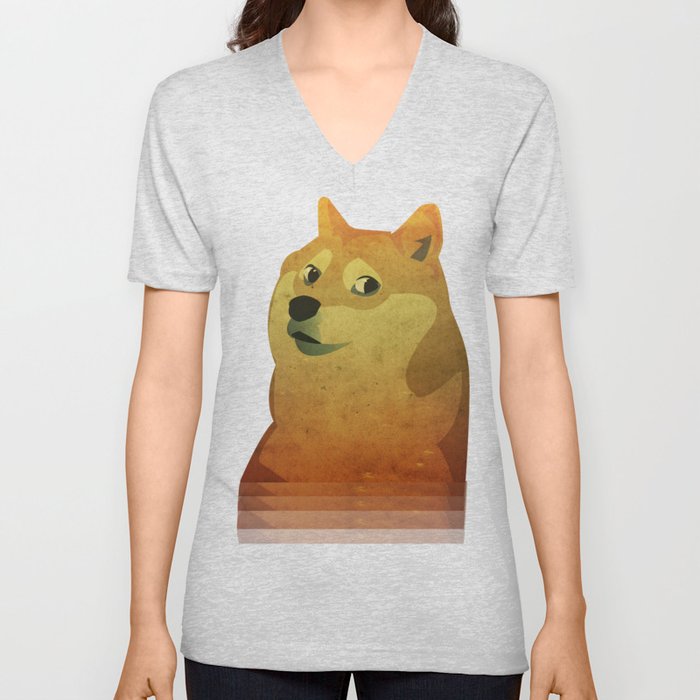 Doge V Neck T Shirt