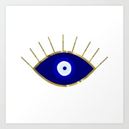 Blue Eye Art Prints For Any Decor Style Society6