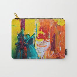 Mid Century Colorful Abstract Carry-All Pouch
