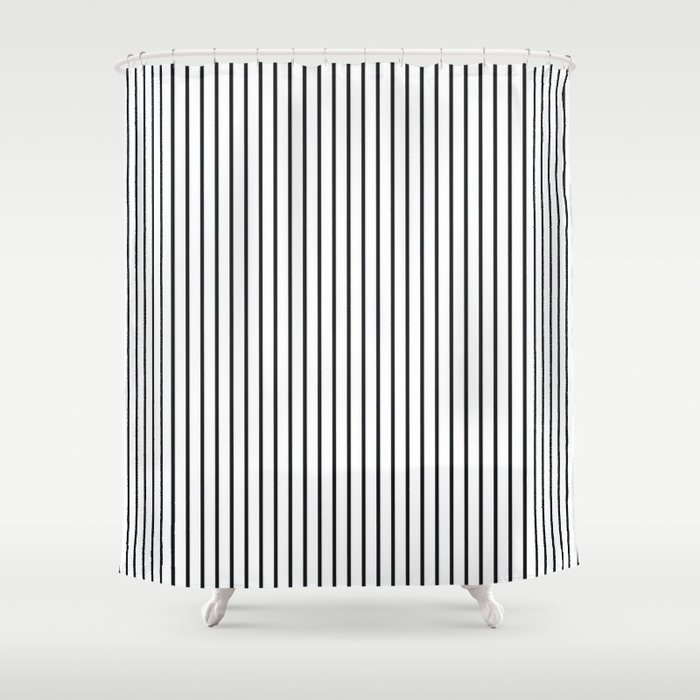 Black And White Stripes Shower Curtain By Dpnorth Society6