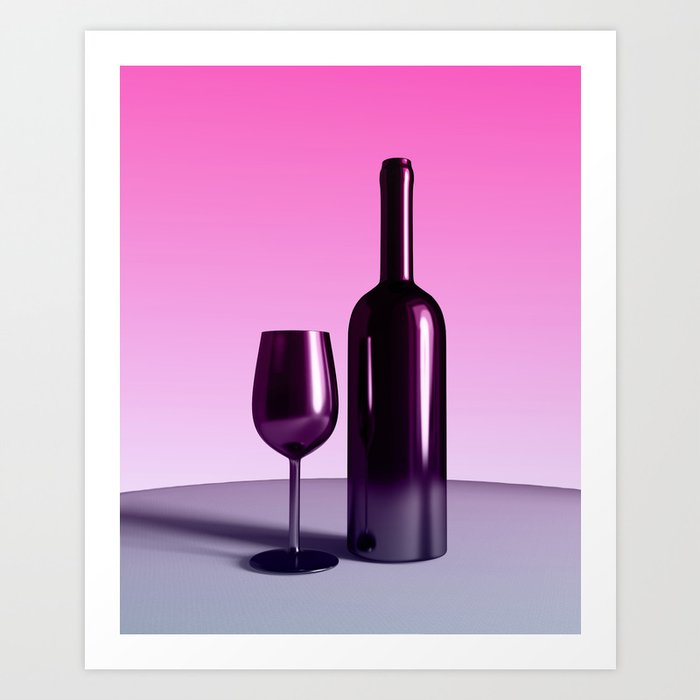 Wine alcoholic Art Print