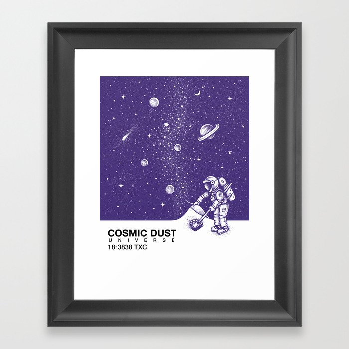 Cosmic Dust Framed Art Print