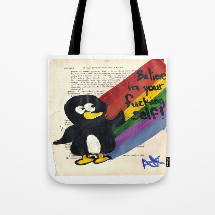 Be Yourself Penguin Tote Bag