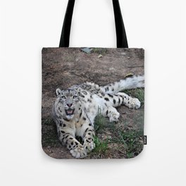 Snow Leopard Tote Bag
